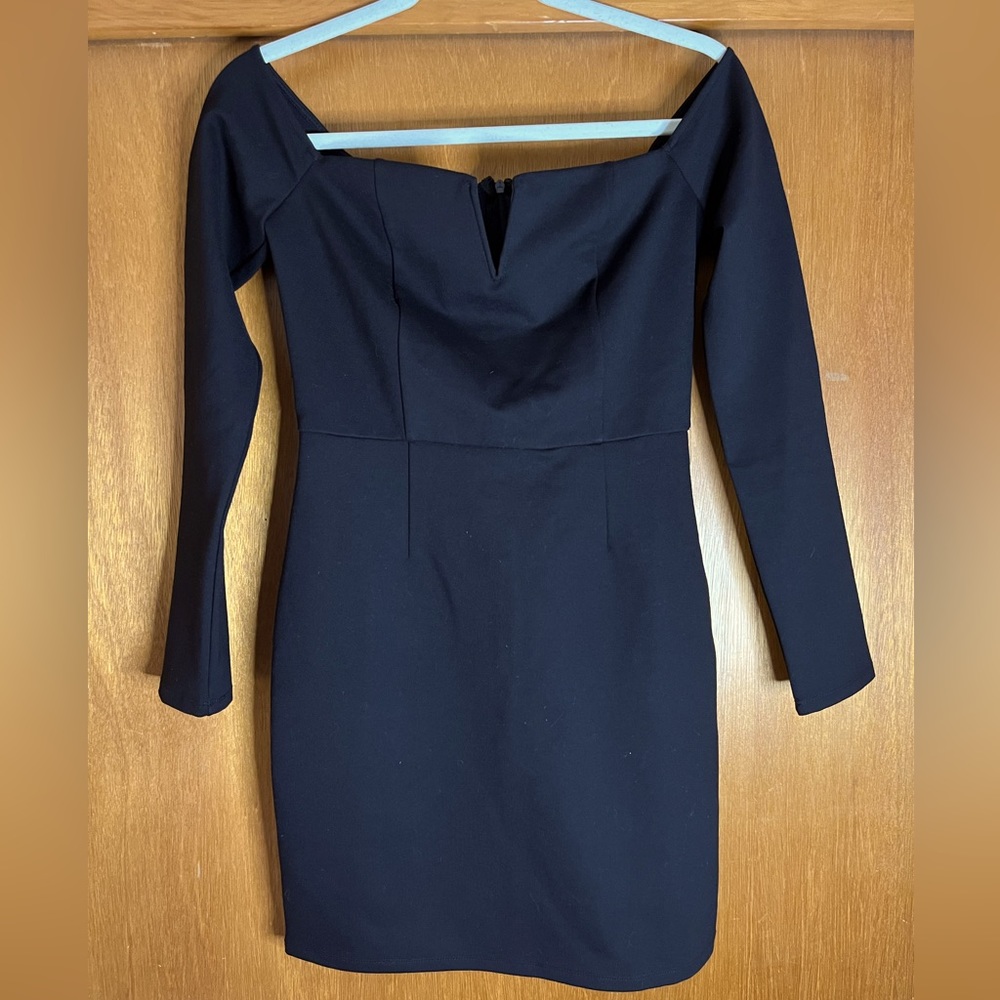 V-Neck Little Black Dress